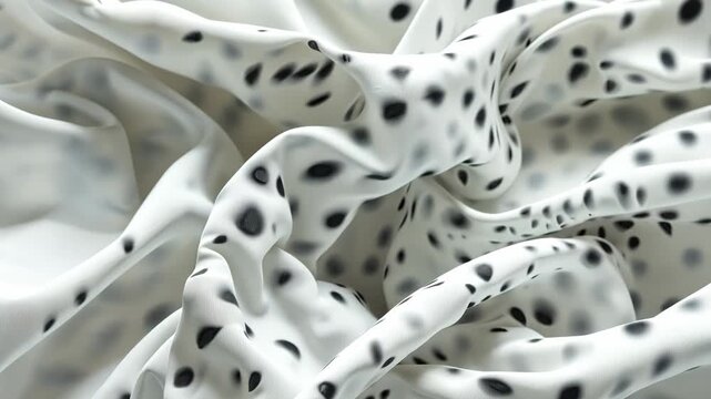 selective focus decorative Dalmatian pattern
