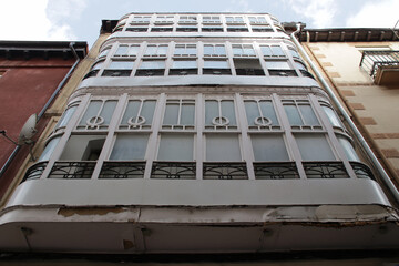 habitation buildings in miranda de ebro in spain 