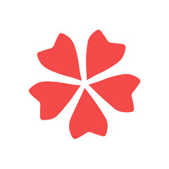  Flower logo template and icon.