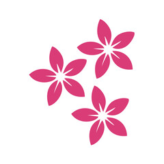  Flower logo template and icon.