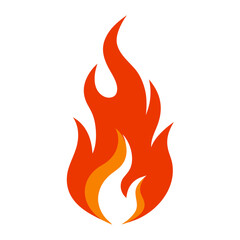 vector illustration of a fire