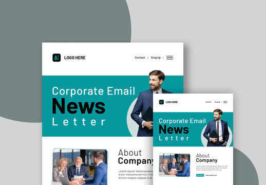 Email Newsletter Template Layout