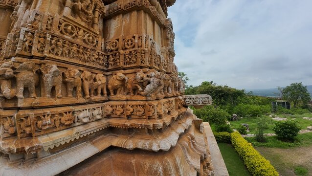 The Magnificent Deep Carvings and Reliefs of the Shri Digambar Jain Adinath Temple, Chittorgarh, Rajasthan, India 