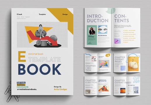 Clean E Book Layout for Digital Publishing