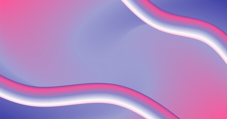 abstract background with Fluid Curve lines in pink and purple Gradient