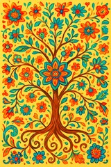 abstract floral background