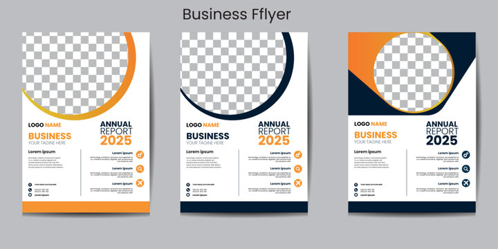 Modern business flyer and design template for professional branding and marketing materials