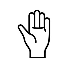 Obraz premium A raised hand, symbol of protest and unity. 