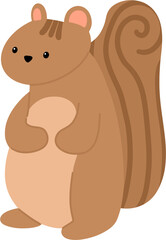 계절 가을 동물 다람쥐 드로잉(fall autumn animal drawing)