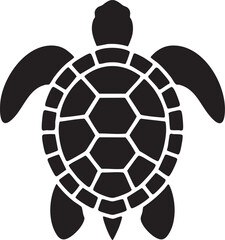 Fototapeta premium Detailed Turtle Vector Illustration with Intricate Shell Design