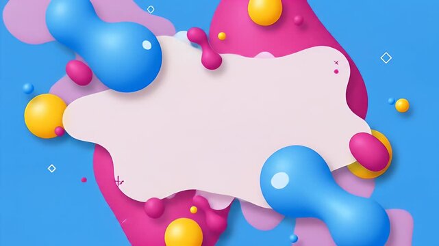 Abstract Colorful Blob Animation