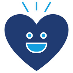 Healthy Flat Blue Icon