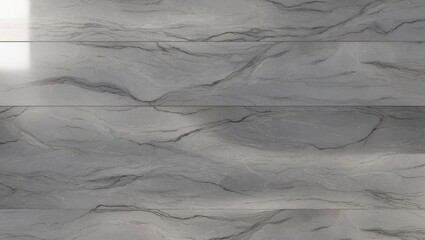 Naklejka premium Gray marble surface with natural vein patterns. Elegant and polished stone texture. Interior design, flooring, and countertop material. Classic and timeless aesthetic.