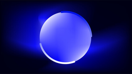 Gathering light blue circle background