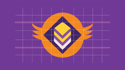 Golden Chinese Zodiac Symbol Vector Illustration