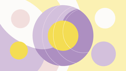 Colorful Easter egg background with flowers and round decorative patterns