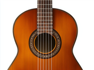 Fototapeta premium Classical Nylon String Guitar – Isolated on White Background