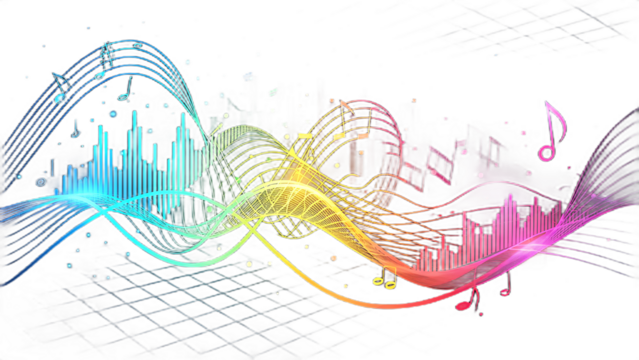 abstract music background