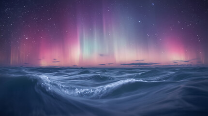 Fototapeta premium night sky and water