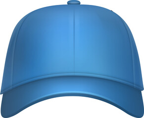 vector illustration of blue cap