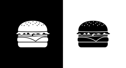 Fototapeta premium Burger Icon