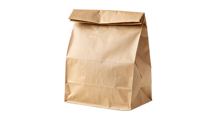Simple and eco-friendly brown paper lunch bag for sustainable packaging and easy everyday use