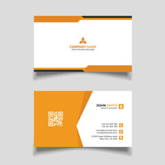 Modern Professional and Clean Business Card Design Vector Template	
