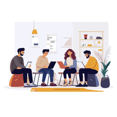 Diverse Team Brainstorming Ideas