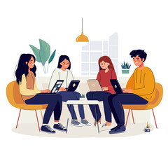 Diverse Team Brainstorming Ideas