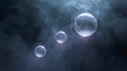 full moon and clouds