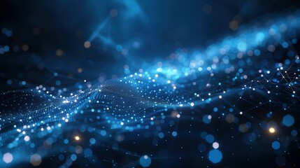 Abstract concepts of cybersecurity technology and digital data protection. Protect internet network connection with polygons, 