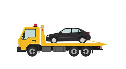 Fototapeta premium yellow toy truck