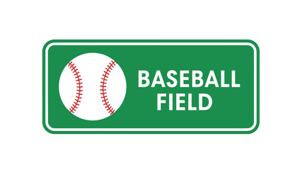 Baseball Field Signage Guiding the Way to America's Favorite Pastime and Sporting Venue