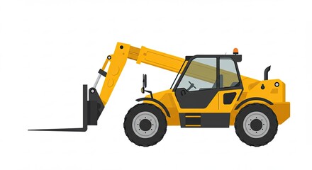 Fototapeta premium yellow dump truck