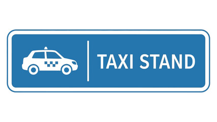 Taxi Stand Sign A Guide for Travelers to Find Reliable Transportation in an Urban Setting