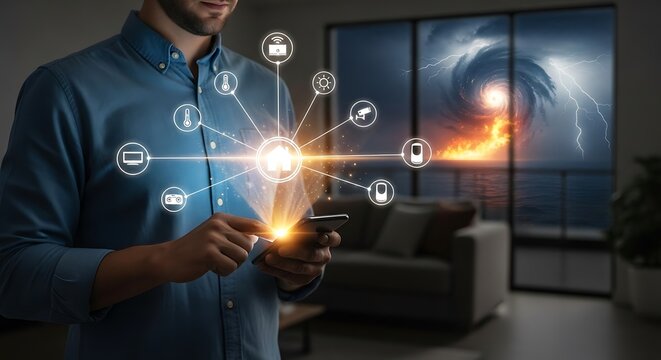 Control your home and stay safe with smart technology even during a storm