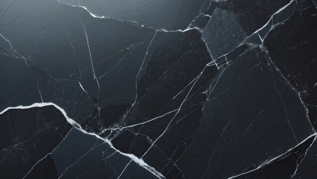 Black marble surface with white veining patterns.