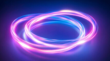 Vibrant swirling magic circle with neon glow for fantasy design