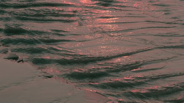 Sunrise falling tide standing waves, Captain Sams Inlet Seabrook Island, SC