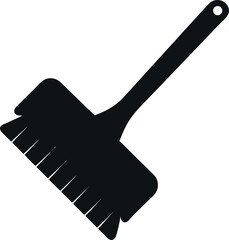 Scrub Brush silhouette icon vector illustration