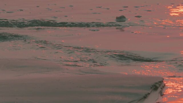 Sunrise falling tide standing waves, Captain Sams Inlet Seabrook Island, SC