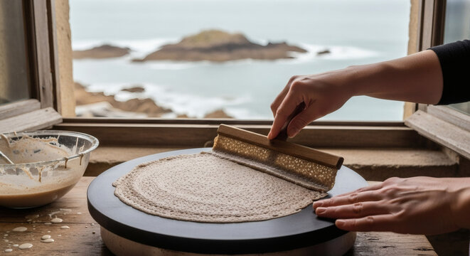 Buckwheat Cr&ecirc;pe (Cr&ecirc;pe Sarrasin) &ndash; Authentic Breton Coastal Cooking