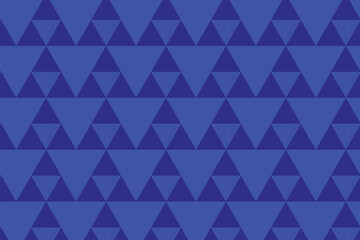 Fototapeta premium Geometric Triangle Grid Futuristic Seamless Blue Pattern