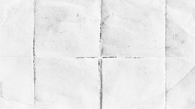 Crumpled Paper Stop Motion,Paper Transition,white paper unfolding on a black background.