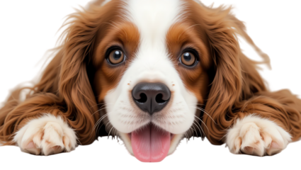 Beautiful adorable puppy face with expressive eyes fluffy fur and joyful expression perfect for pet lovers photography and animal enthusiasts