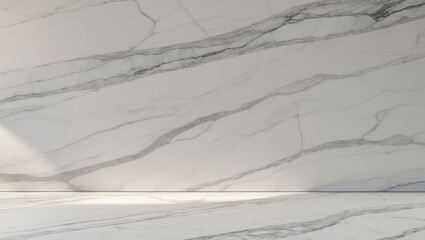 Fototapeta premium A marble surface with gray veining and a polished finish.
