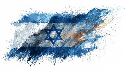 Celebrating Israel Independence Day with Vibrant National Symbols