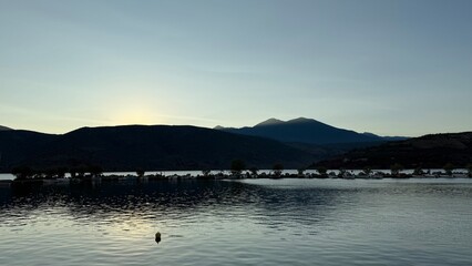 lake in the mountains