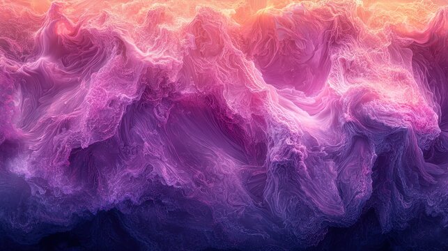 A swirling canvas of vibrant hues, where digital brushstrokes painted a dynamic landscape bathed in a warm, ethereal glow, inviting contemplation and imagination 