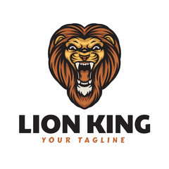 Lion Retro Vintage Logo